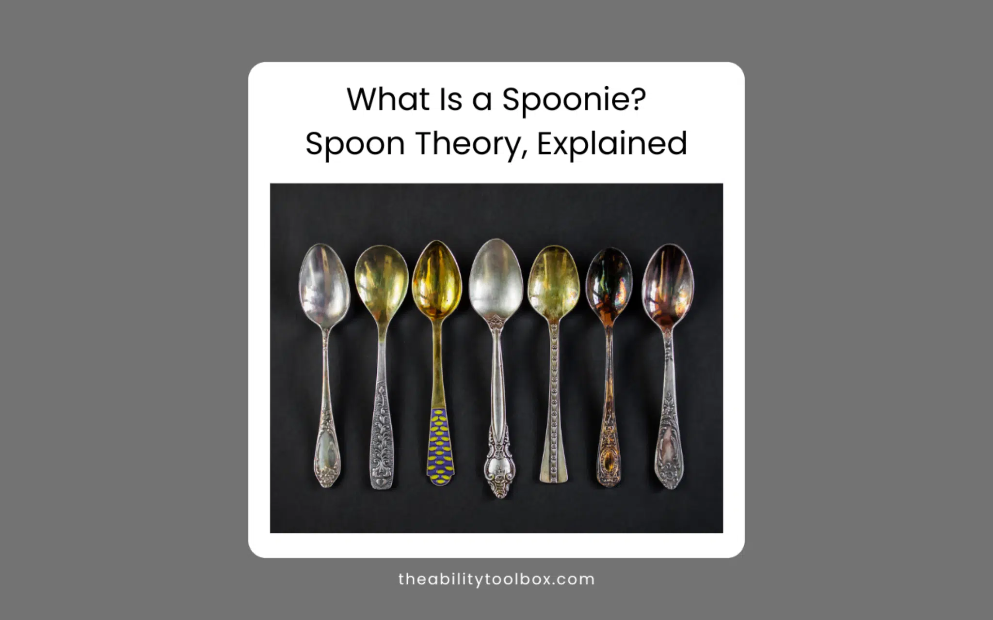 70.What is a Spoonie